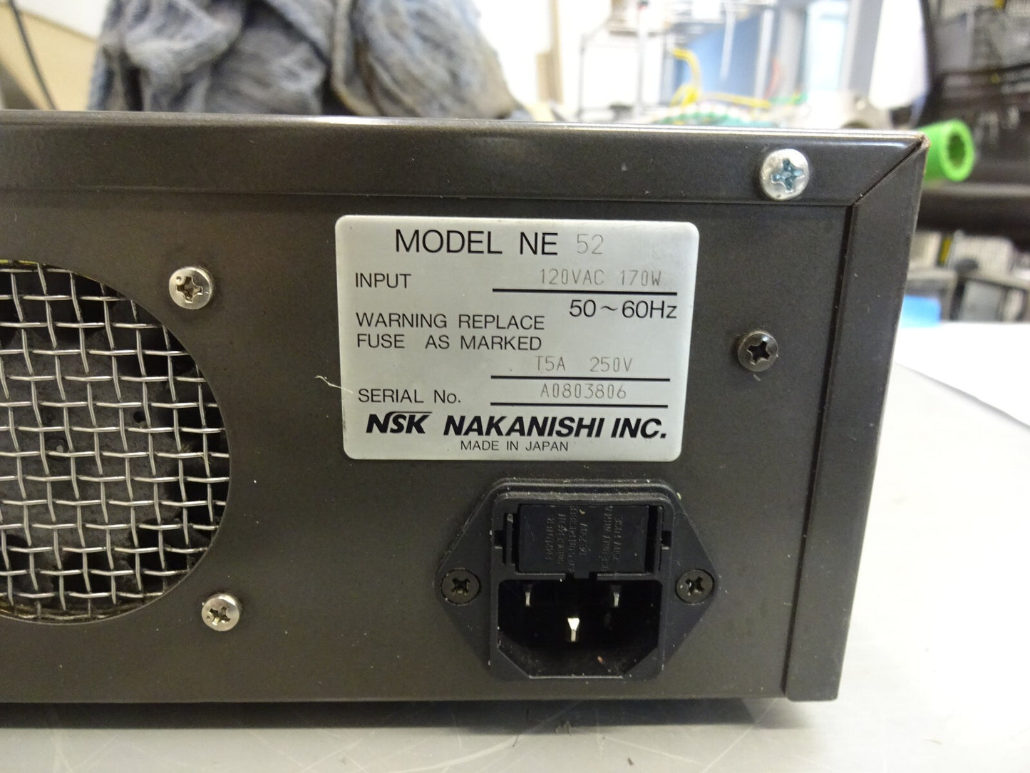 NSK ASTRO E400 NE-52 / NE52 BRUSHLESS SPINDLE MOTOR CONTROL UNIT