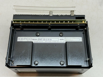 KEPCO PAT 15-1.5 ER / PAT15-1.5ER POWER SUPPLY 115/230VAC 0-15VOLTS 0-1.5AMP