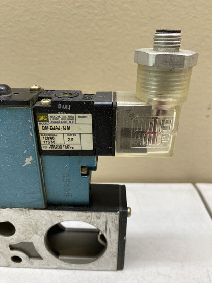 MAC 92B-ABA-CJG-DM-DJAJ-1JM SOLENOID VALVE 20-120PSI / DM-DJAJ-1JM