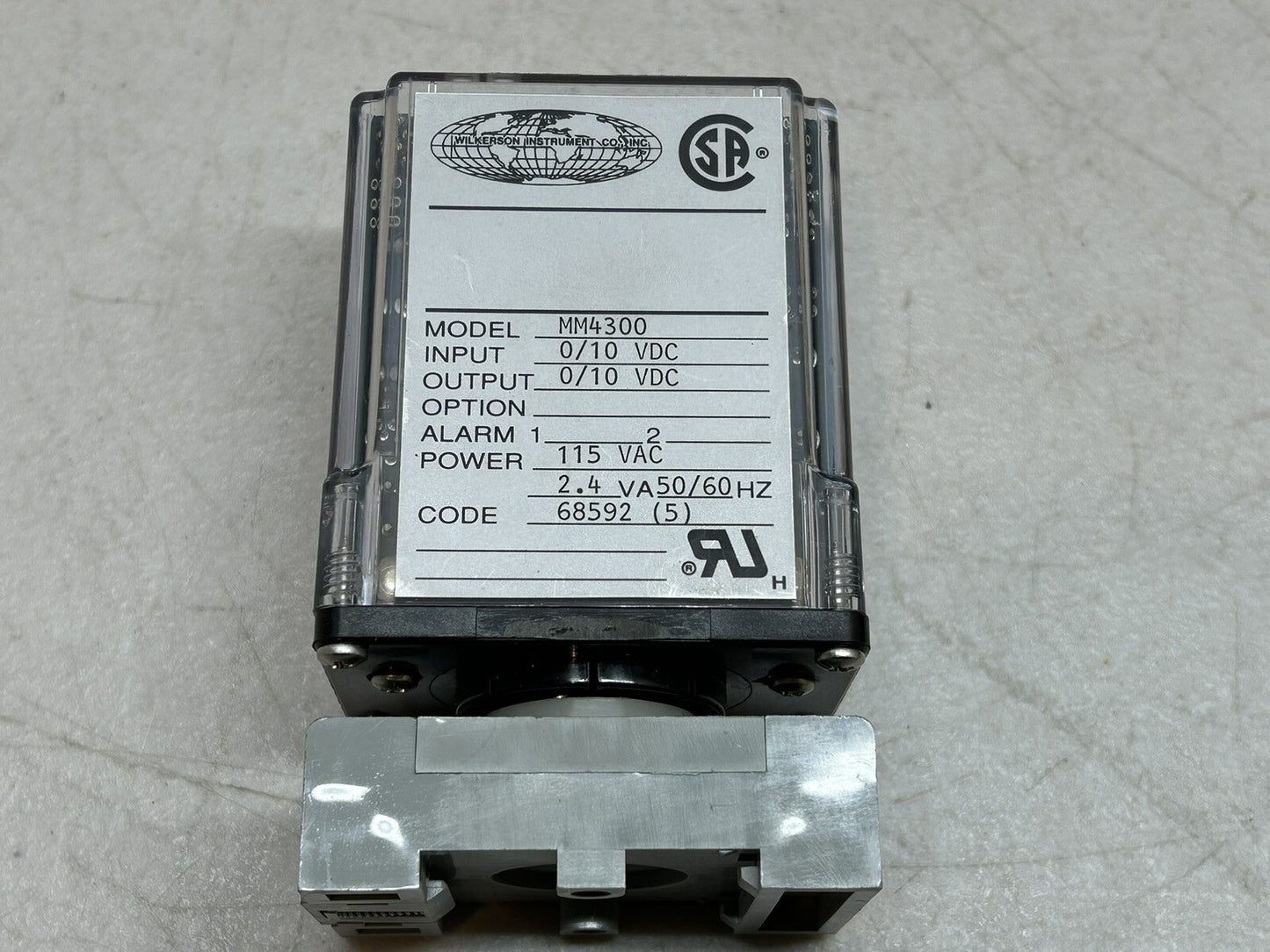 WILKERSON MIGHTY MODULE MM4300 WITH DAYTEN BASE 99Y20C-E