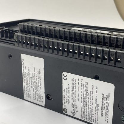 GE Fanuc IC660BBD024 I/O Block Assembly 32-Circuit 12-24 VDC (EBD024S + TBD024M)