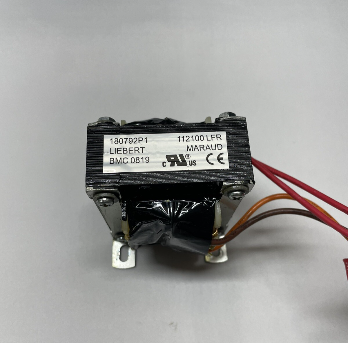 Liebert 180792P1 Transformer 45VA 24V to 22V Isolation XFMR