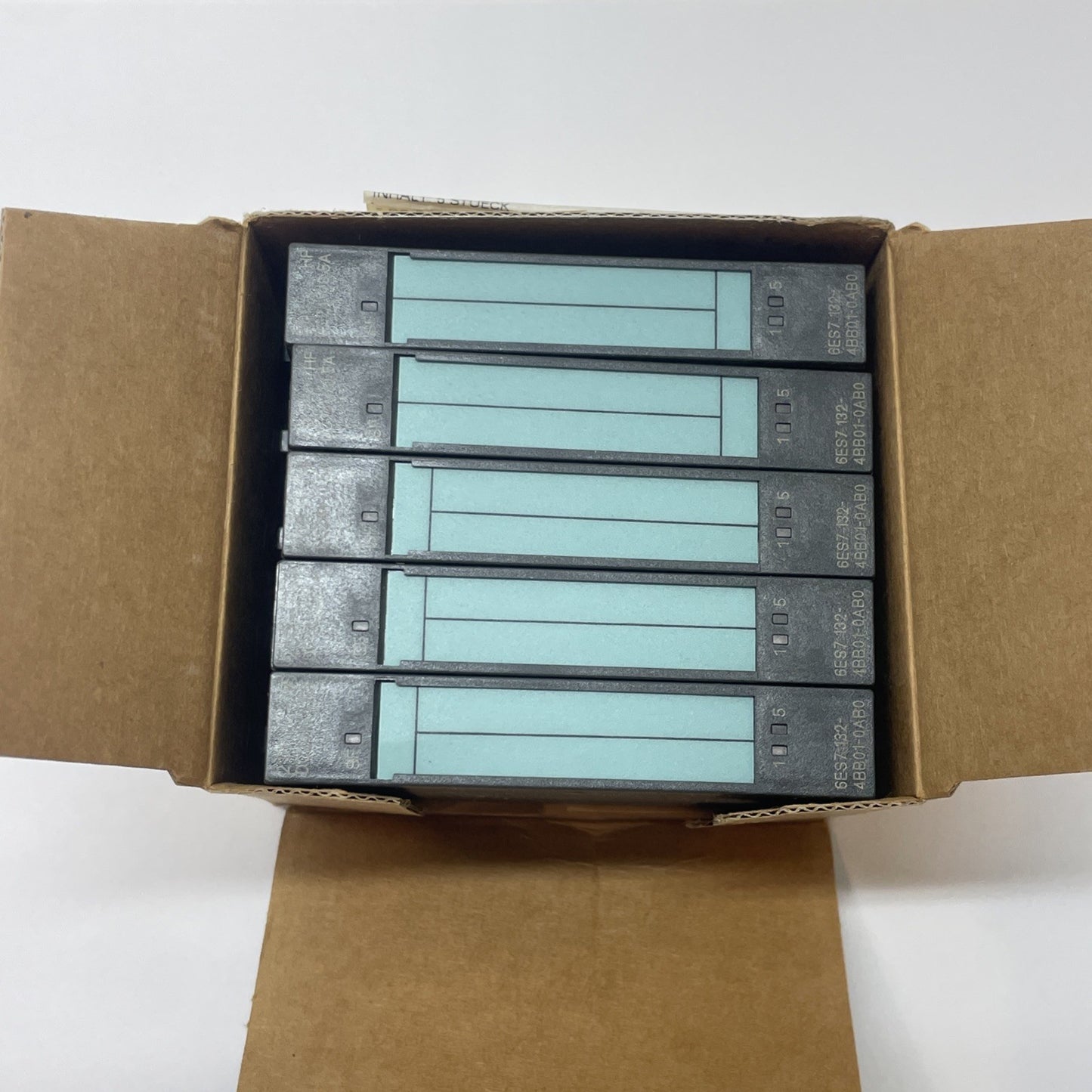 (LOT OF 5) Siemens 6ES7 132-4BB01-0AB0 ET200S  24V DC/0.5A digital output module