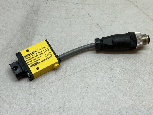 BANNER SM312FP / 25916 MINI-BEAM SENSOR / USED AS DEMO ONLY
