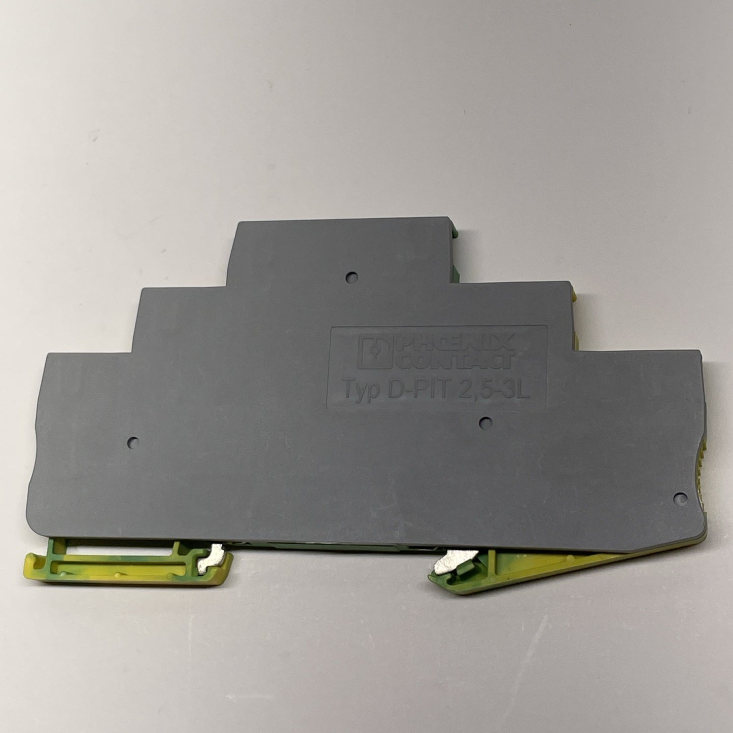 (Lot of 2) Phoenix Contact ST2.5-3PE, 3036071 Spring Gage Ground Terminal Block