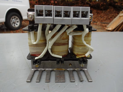 TCI TRANS-COIL KLR2BTB LINE REACTOR KLR SERIES 3PH / 60HZ / 600V / 2A MAX