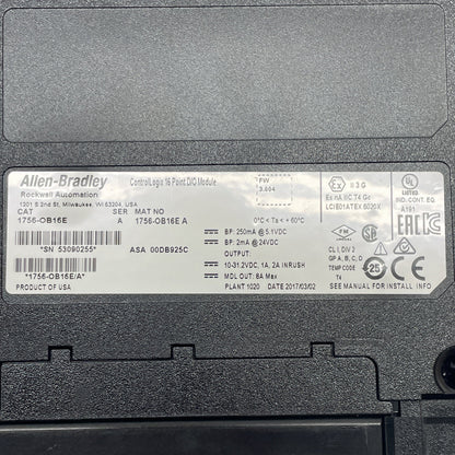 Allen-Bradley 1756-OB16E ControlLogix 16-Point DC Output Module