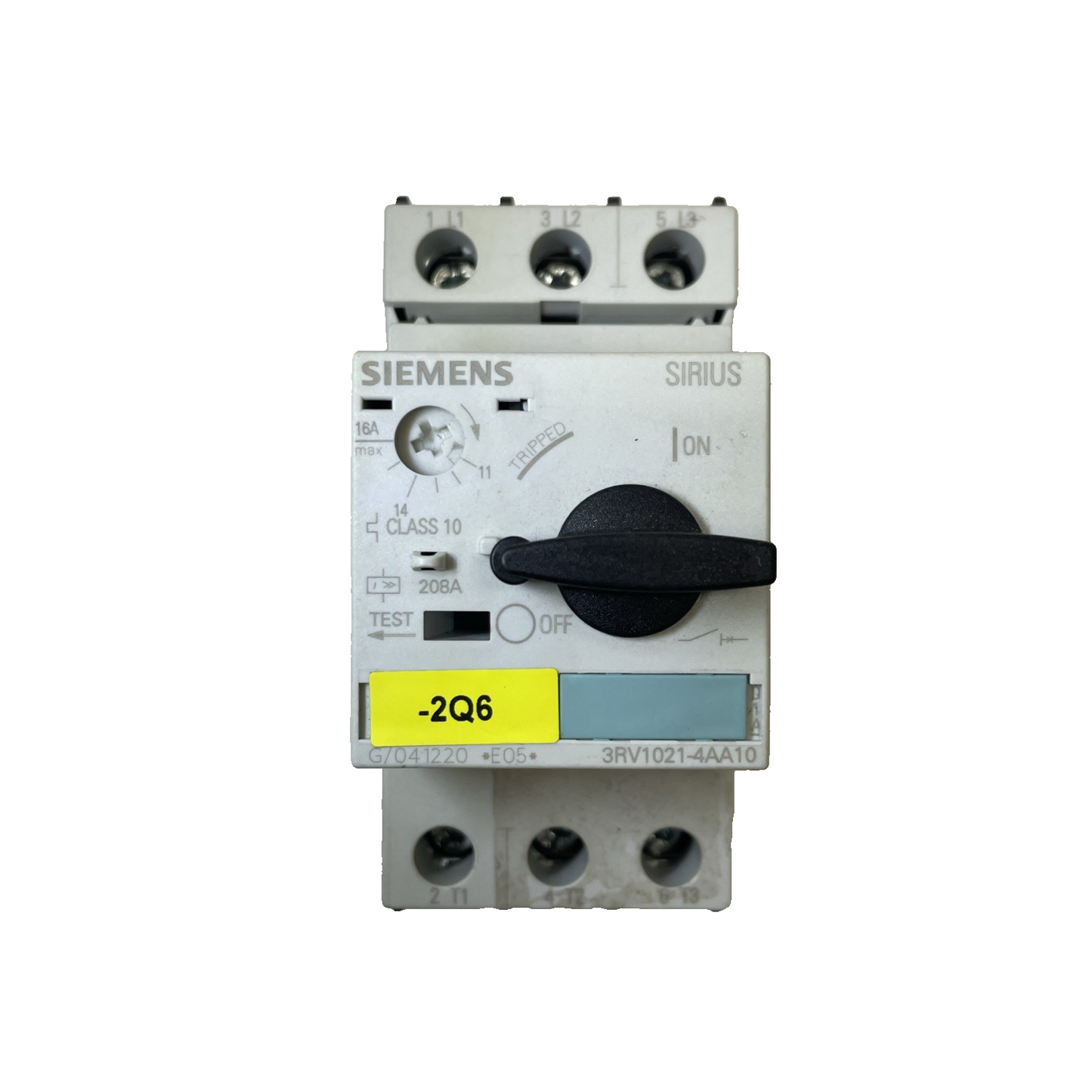 Siemens 3RV1021-4AA10 Manual Motor Starter Protector Breaker 11-16A