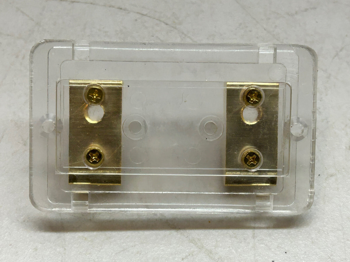 PROMARINER 88120 / 1-POSITION GOLD PLATED ANL FUSE HOLDER / MISSING 2 SCREWS