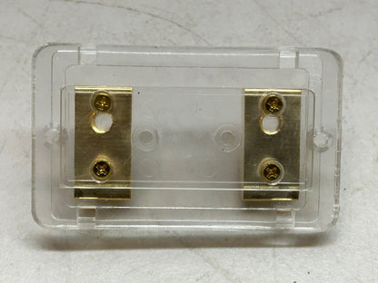 PROMARINER 88120 / 1-POSITION GOLD PLATED ANL FUSE HOLDER / MISSING 2 SCREWS