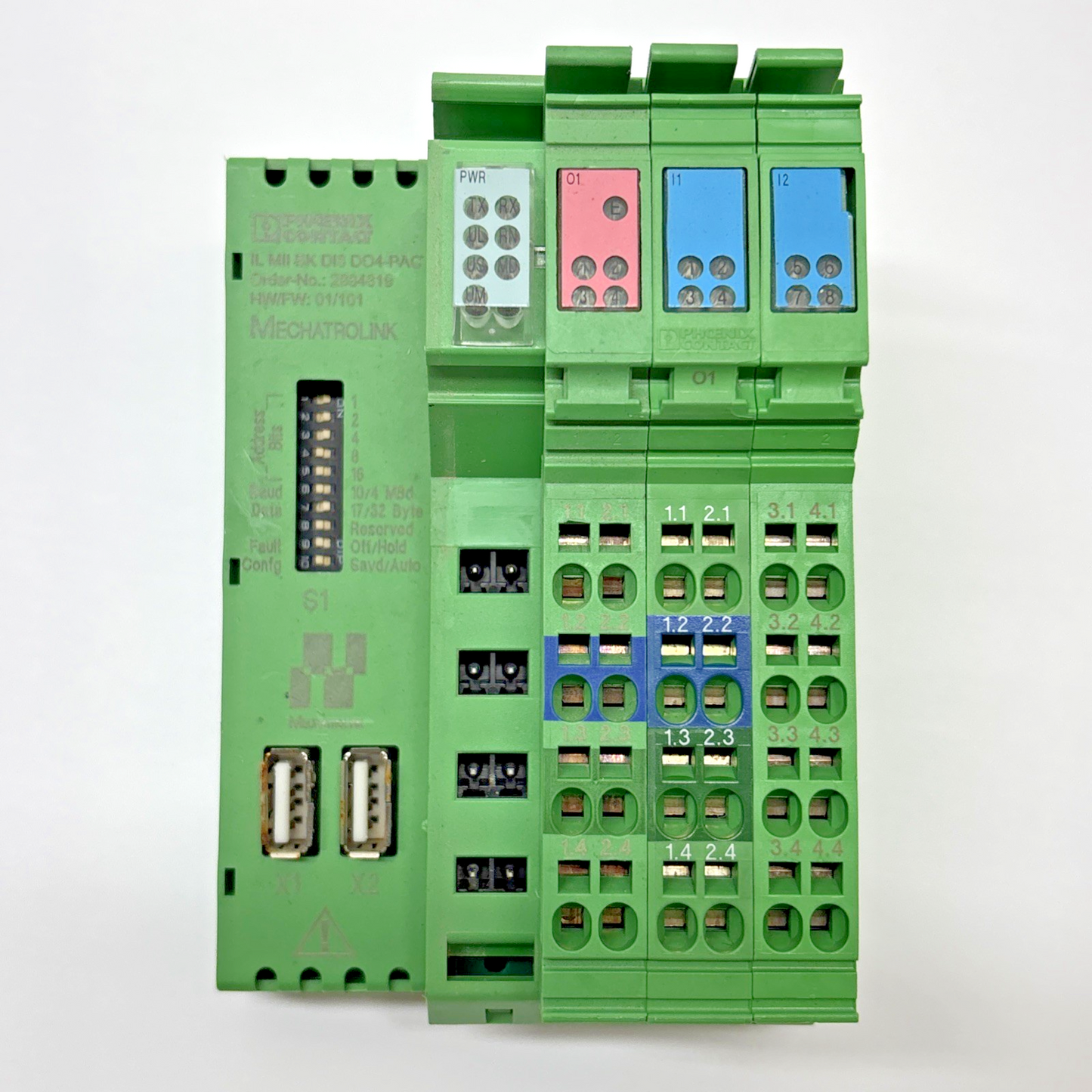 Phoenix Contact IL MII BK DI8 DO4-PAC Mechatrolink Bus Coupler 2884619