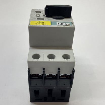 Siemens 3RV1021-1AA10 Motor Protection Circuit Breaker 1.1-1.6 A