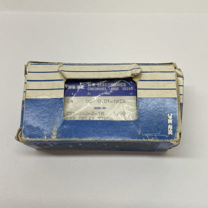 R-K Electronics CFB-24D-2-1M Off-Delay Timer Relay 24 VDC 0.01-1 min