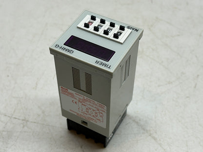 NAIS AQM4325 / QM4HG-U1C-240V DIGITAL TIMER WITH AT78041 SOCKET RELAY / NEW