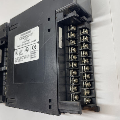 (LOT OF 2) GE Fanuc IC693MDL240E 16-Point 120 VAC Discrete Input Module