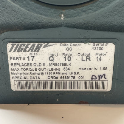 Dodge Tigear Size 17 Reducer NOS NEW