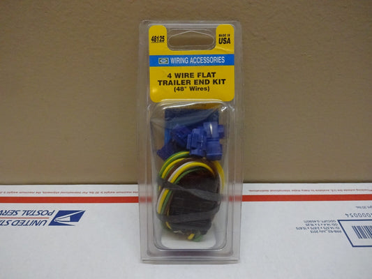 HOPKINS 48125 / 4-WIRE FLAT TRAILER END KIT  48" WIRES / NEW