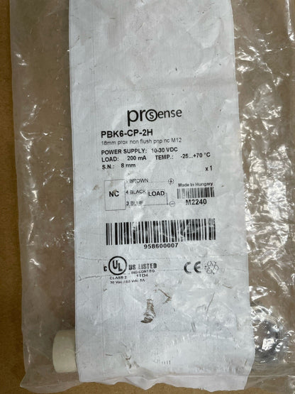 NEW ProSense PBK6-CP-2H 18mm