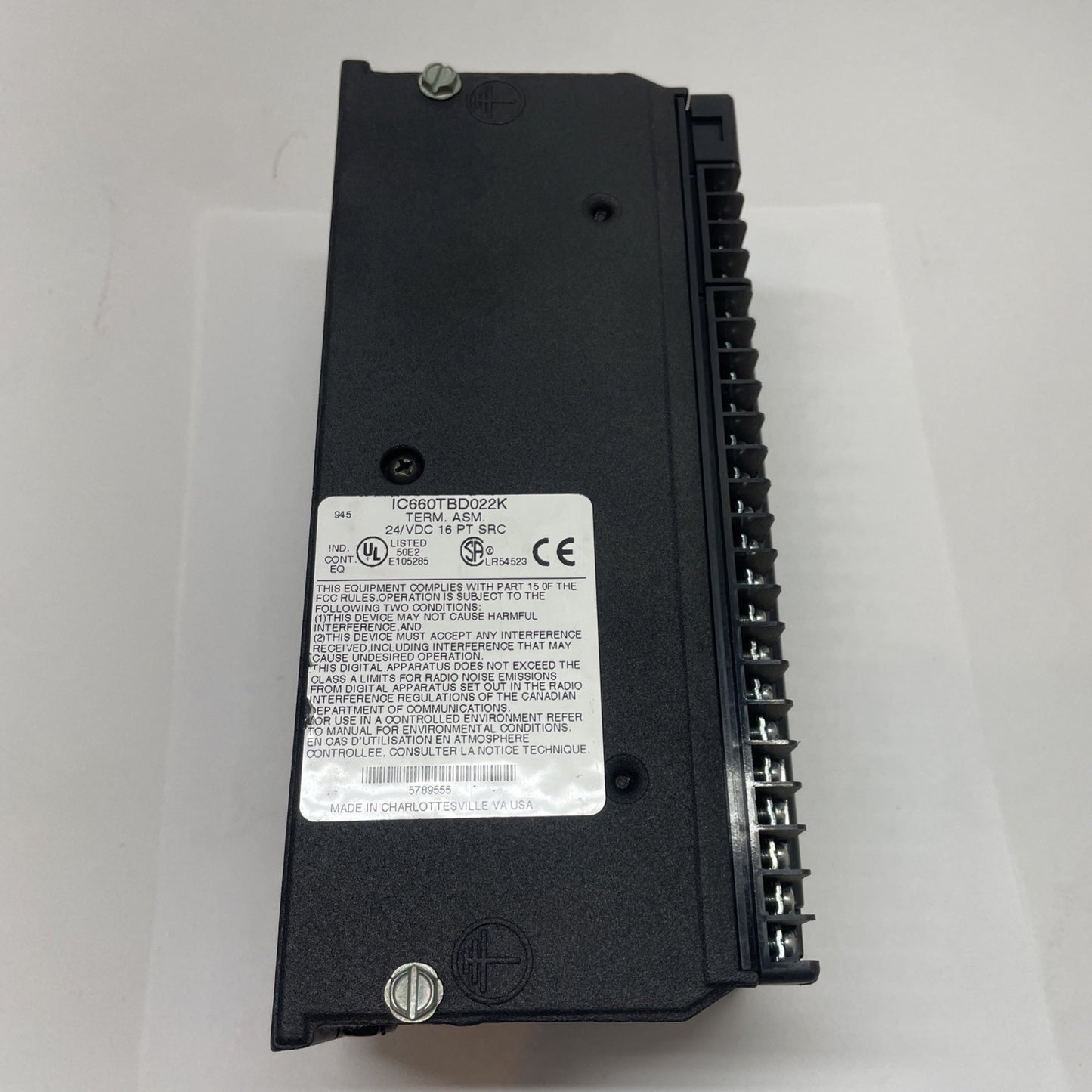 GE FANUC IC660TBD022K TERMINAL WITH GENIUS IC660BBD022 IC660EBD020T MODULE