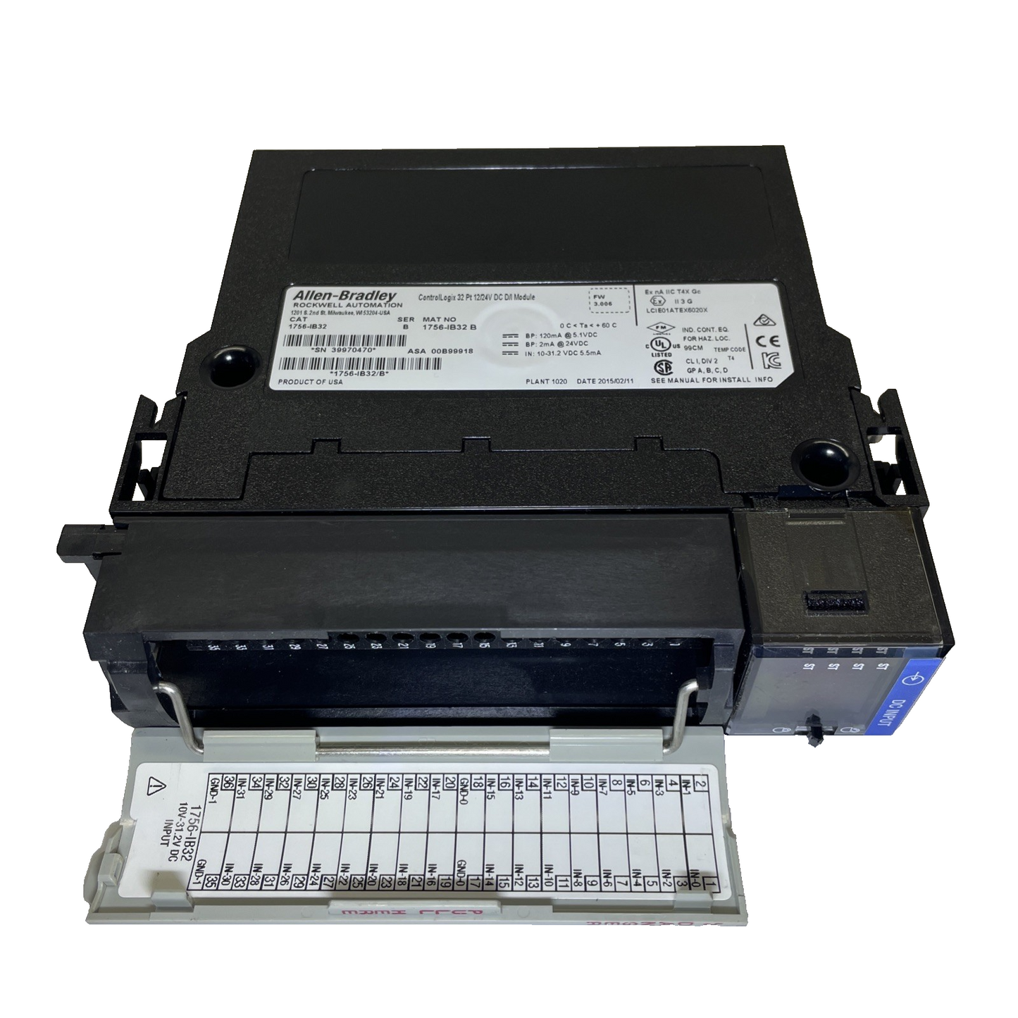 Allen-Bradley 1756-IB32 ControlLogix 32-Point DC Input Module