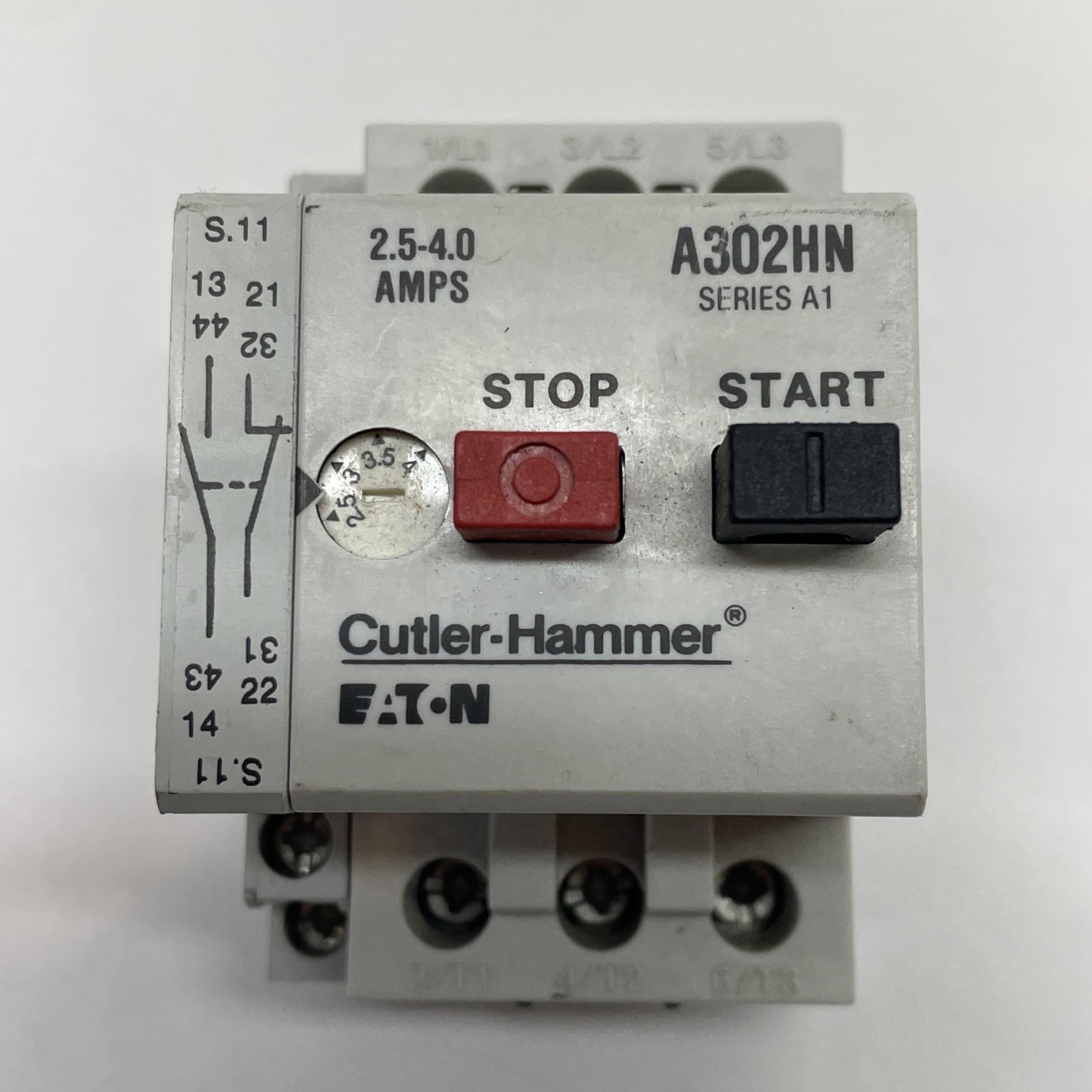 Eaton Cutler Hammer A302HN Manual Motor Starter 2.5–4A Motor Protector