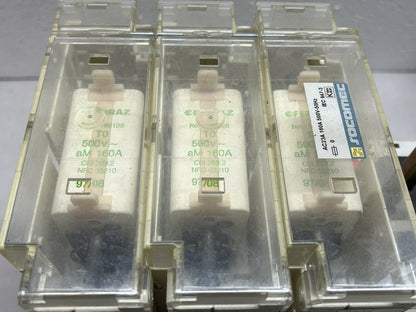 SOCOMEC IEC 947-3 / 23A 160A 500V-50HZ FUSERBLOC FUSE COMBO SWITCH UI 750V~ 15W