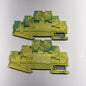 (Lot of 2) Phoenix Contact ST2.5-3PE, 3036071 Spring Gage Ground Terminal Block