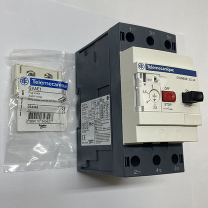 Telemecanique GV3ME08 3-Pole Motor Circuit Breaker 2.5-4 A