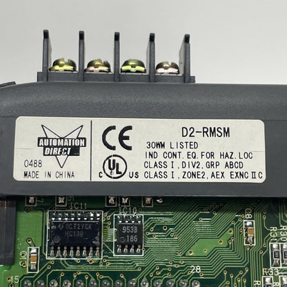 Automation Direct D2-RMSM Serial Remote I/O Master Module DL205 Series