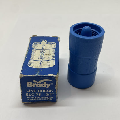 BRADY SLC-75 3/4″ Spring-Loaded Line Check Valve Acetal Polymer