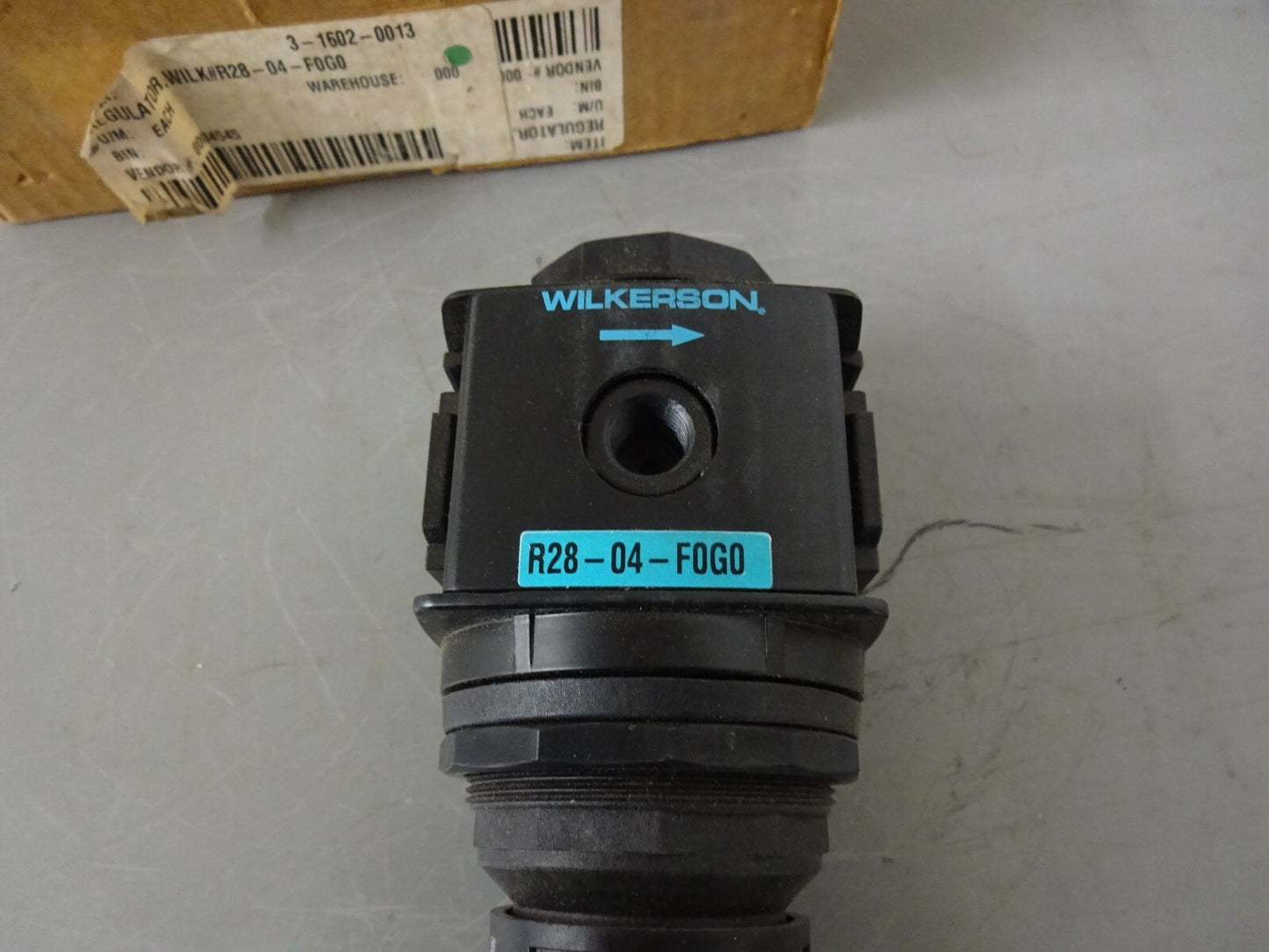 WILKERSON R28-04-F0G0 / R28 REGULATOR 0-125 PSIG MAX INLET 300 / NO GAUGE / NEW