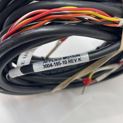 Applied Motion HT34-695D-YAC NEMA 34 Stepper Motor w/ 3004-195-10 Encoder Cable