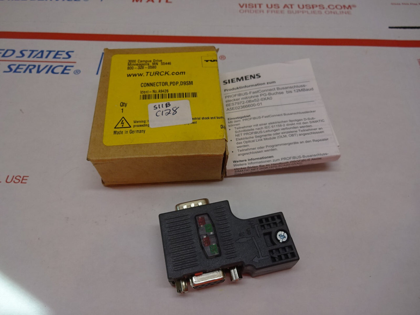 TURCK A9426 / CONNECTOR PDP D9SM NETWORK CORDSET ACCESSORY / NEW WITH BOX