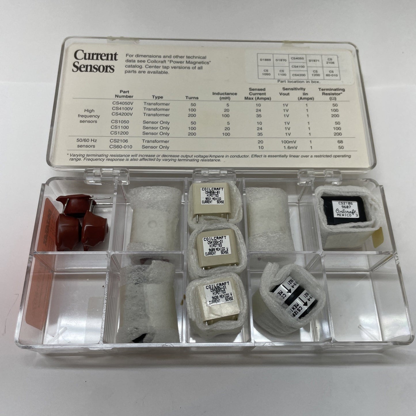 COILCRAFT Power Inductor Kit P203 - SEE PICTURES, COMES AS SHOWN