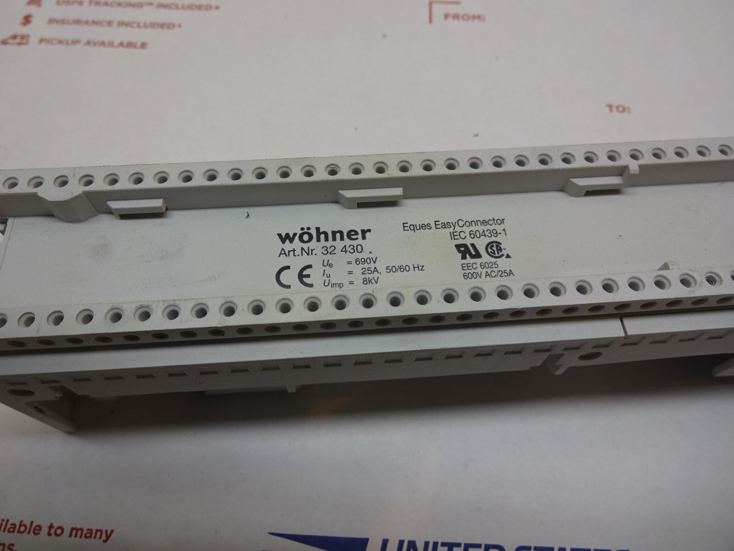 WOHNER 32 430 / 32430 EQUES EASY CONNECTOR / 690V 25A