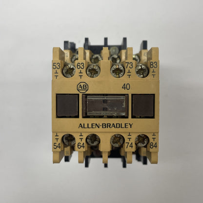 Allen-Bradley 700-F220A1 Contactor with 195-FA40 Contact Block