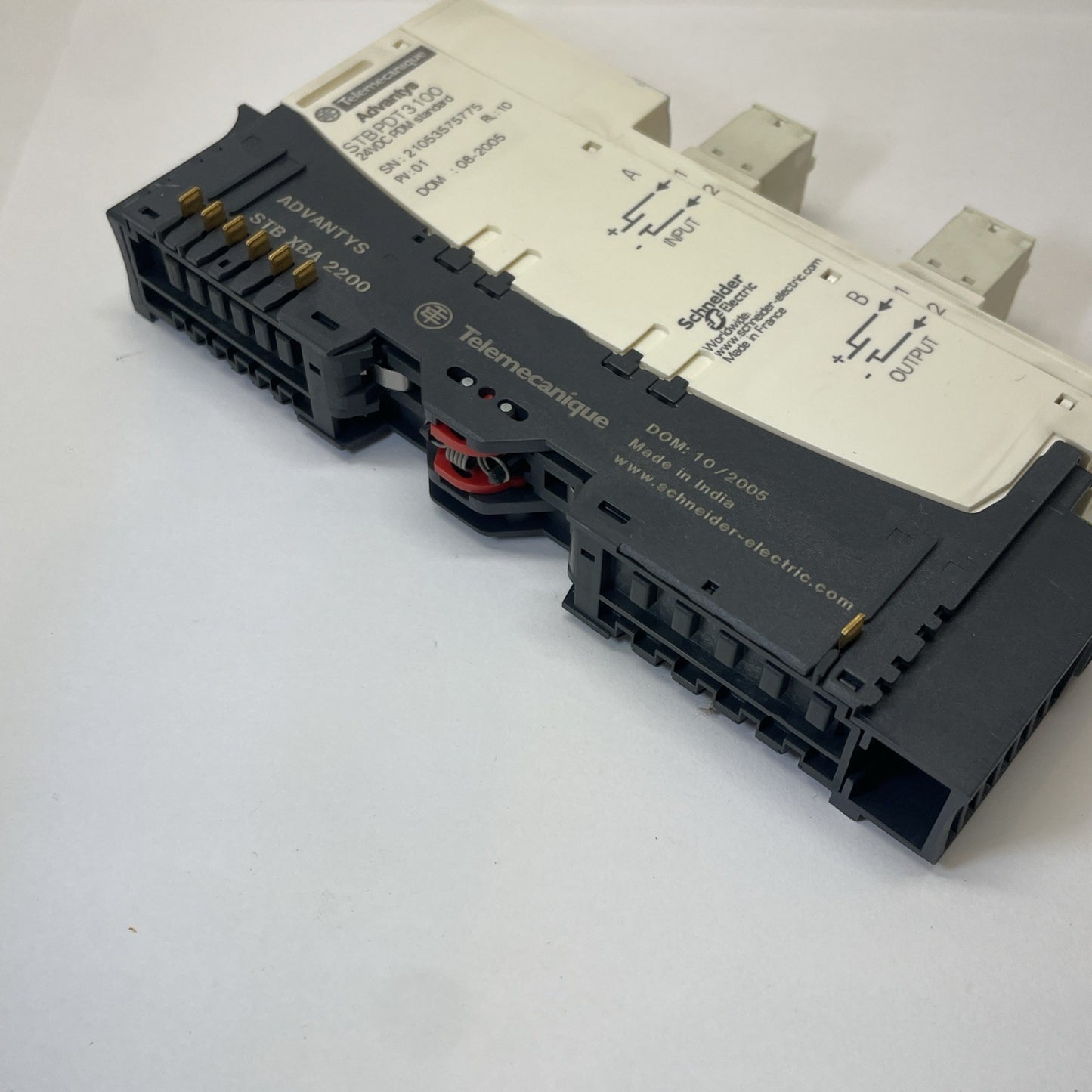 TELEMECANIQUE ADVANTYS STBPDT3100 24VDC PDM STANDARD WITH STB XBA 2200 BASE