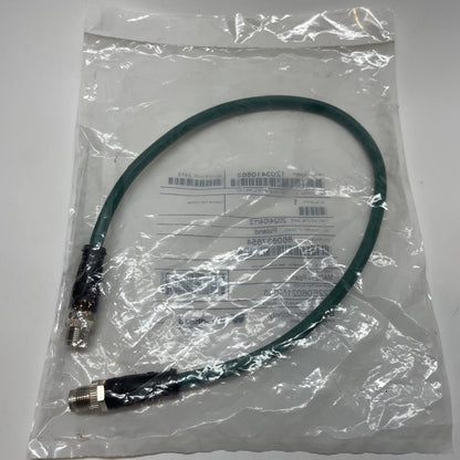 BRAD CONNECTIVITY E22E06021M005 M12 CAT6A Ethernet Cable 0.5M ST/ST 1203410863