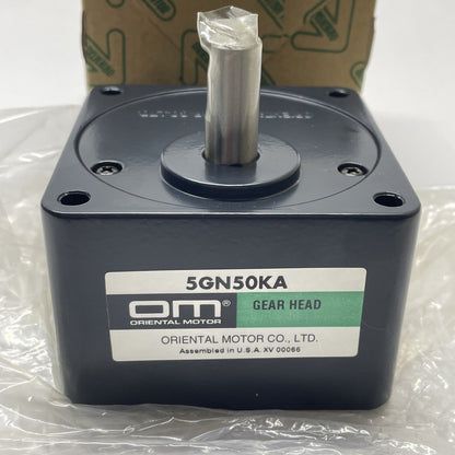 NEW Oriental Motor 5GN50KA Parallel Shaft Gearhead (50:1)
