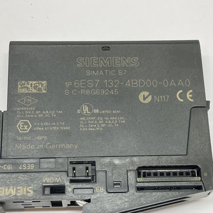 Siemens SIMATIC S7 6ES7 132-4BD00-0AA0 ET Digital Output Module with Base