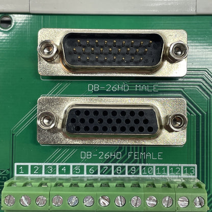 DB-26HD 26-Pin High Density Breakout Adapter Board HD-26 D-Sub