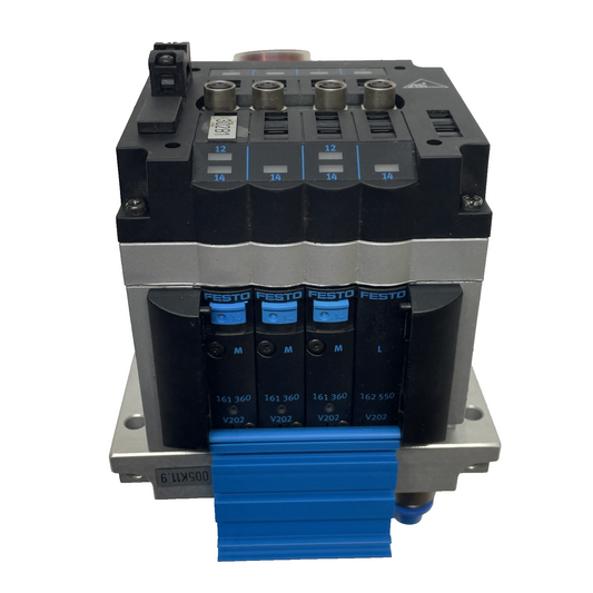 Festo CPV-14-VI 41194 18210 Valve Terminal: CPV14-GE-ASI-4E4A-M8 + 3x 161360
