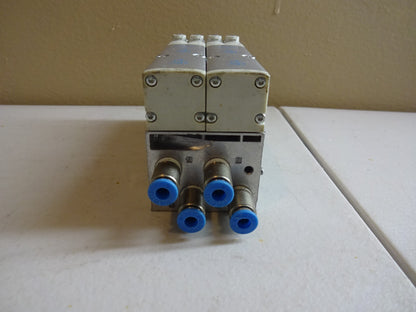 FESTO VMPA2-FB-EMS-4 WITH TWO 537957 K / AND 538000 SUB BASE MANIFOLD