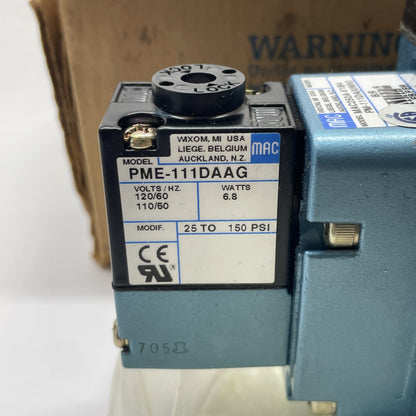 MAC MAC250A-V1B4PM-111DA(UNIV) PNEUMATIC SINGLE PRESSURE VALVE  04250290424