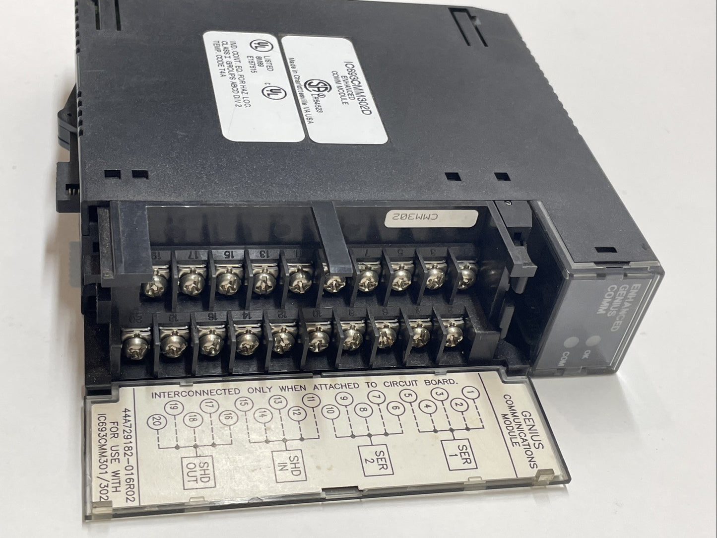 GENERAL ELECTRIC GE FANUC ENHANCED COMMUNICATION MODULE IC693CMM302D