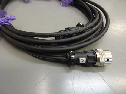 NISSEI HIFLON E56198-V AWM 2568 VW-1105C 600V 4 PIN AND 11 PIN CABLE / LOT  OF 2