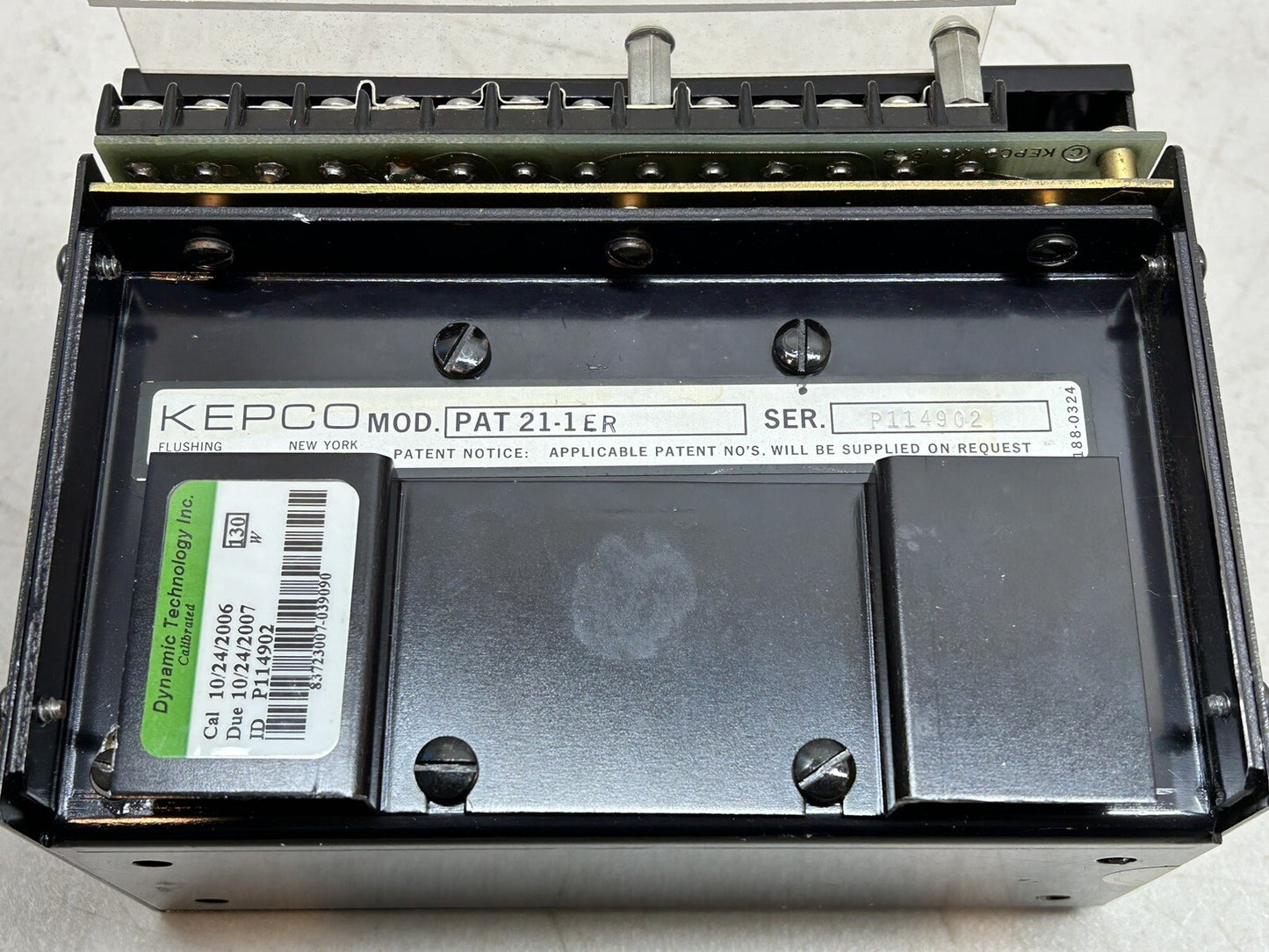 KEPCO PAT 21-1ER / PAT21-1 ER/ POWER SUPPLY INPUT 115/230VAC / OUTPUT 0-21V 0-1A