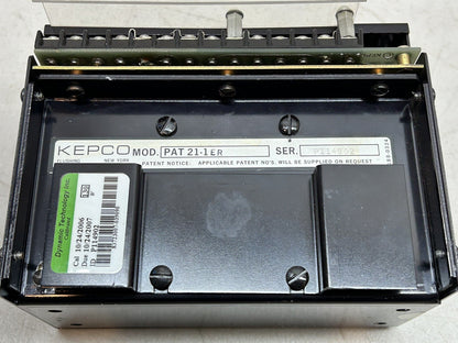 KEPCO PAT 21-1ER / PAT21-1 ER/ POWER SUPPLY INPUT 115/230VAC / OUTPUT 0-21V 0-1A