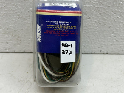 WESBAR 707272 / 4 WAY TRUNK CONNECTOR 6" WITH 6" GROUND / NEW