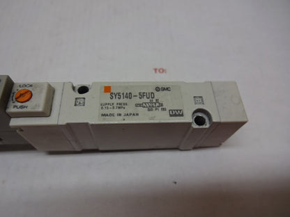 SMC SY5140-5FUD / 24VDC / SUPPLY PRESS 0.15-0.7MPA